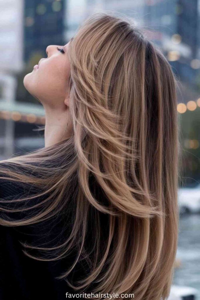 Textured U-Shaped Long Layers