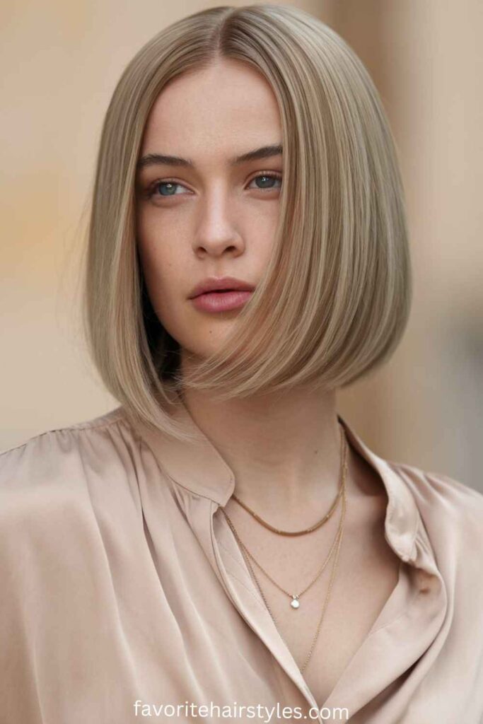 Hairstyles for Women Over 50 With Thinning Hair The Sleek Bob