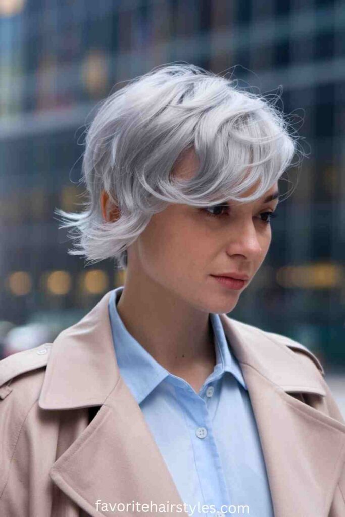 Short Hairstyles for Women Over 50 The Tousled Pixie-Bob