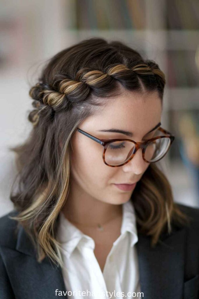 Twisted Crown Hairstyle