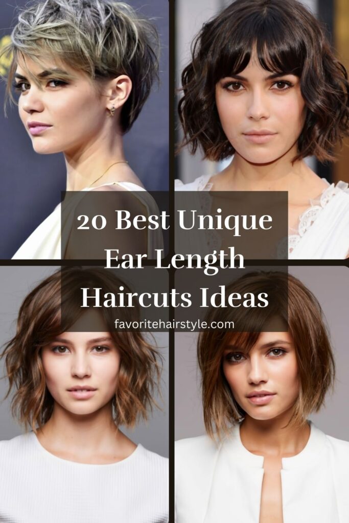 Unique Ear Length Haircuts Ideas