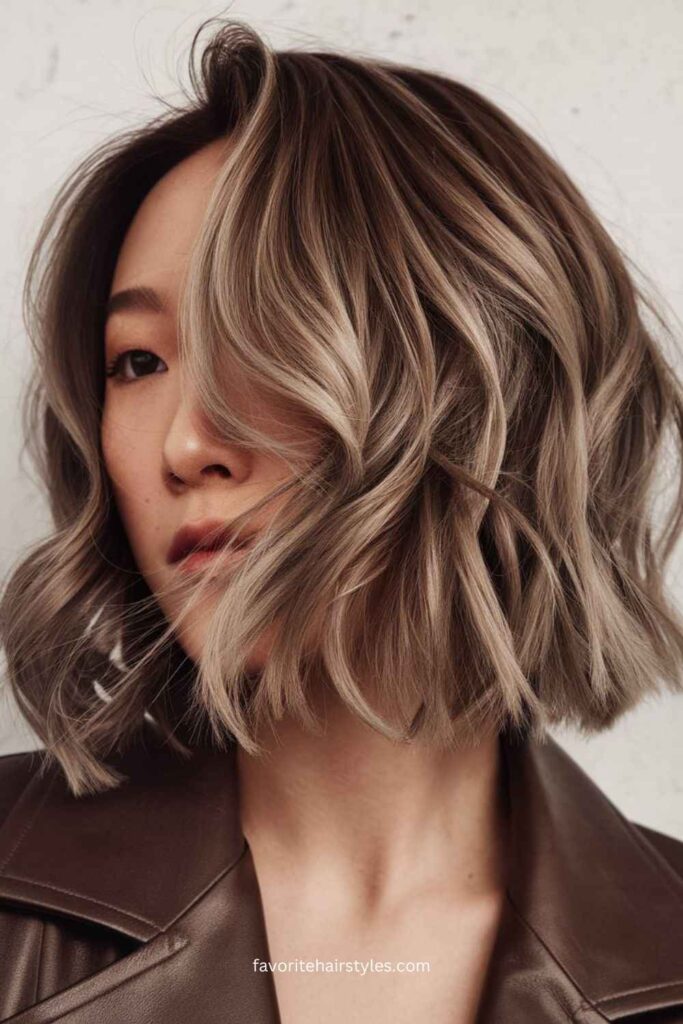 Wavy Korean Bob