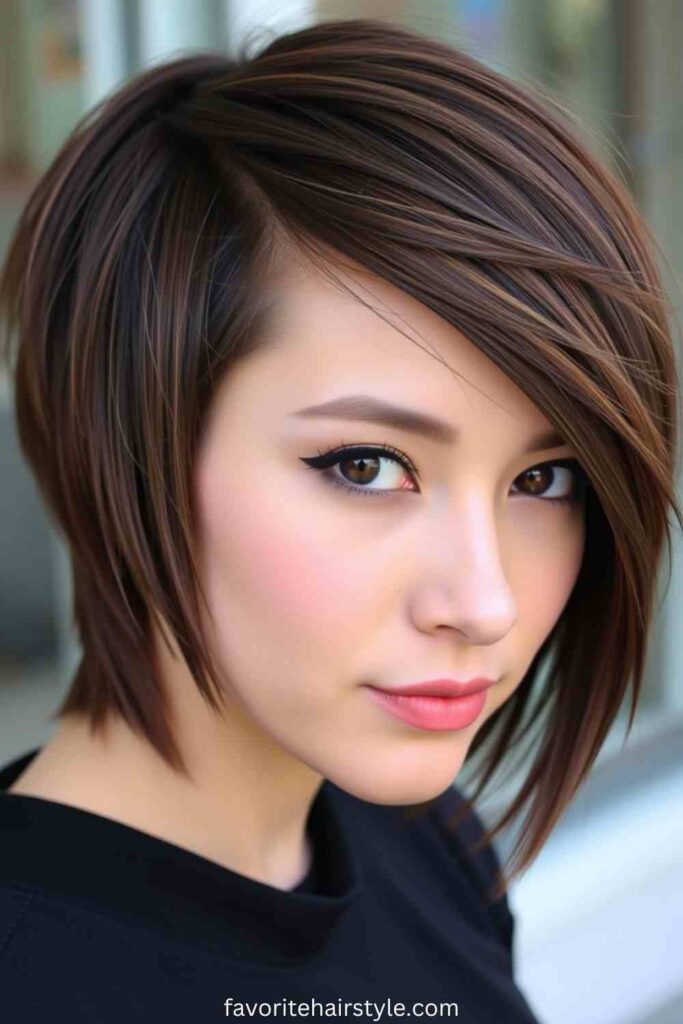 Asymmetrical Bob Wolf Cut