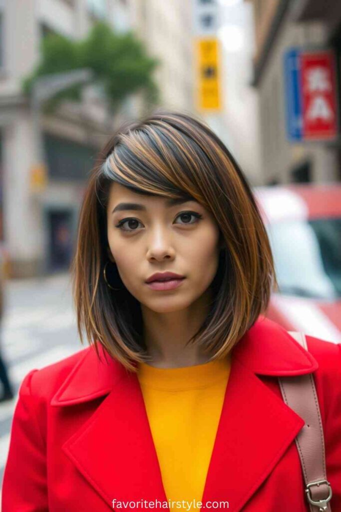 Asymmetrical Choppy Bob