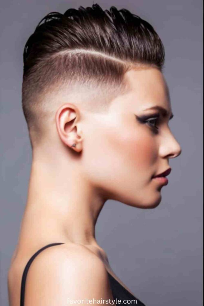 Side Shaved Hairstyles Shoulder Length Ideas Asymmetrical Side Shave