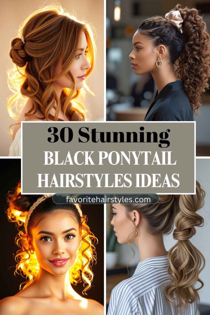 Black Ponytail Hairstyles Ideas