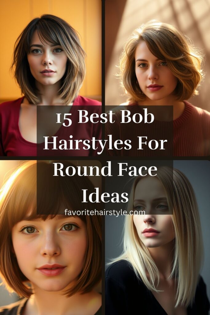 Bob Hairstyles For Round Face Ideas