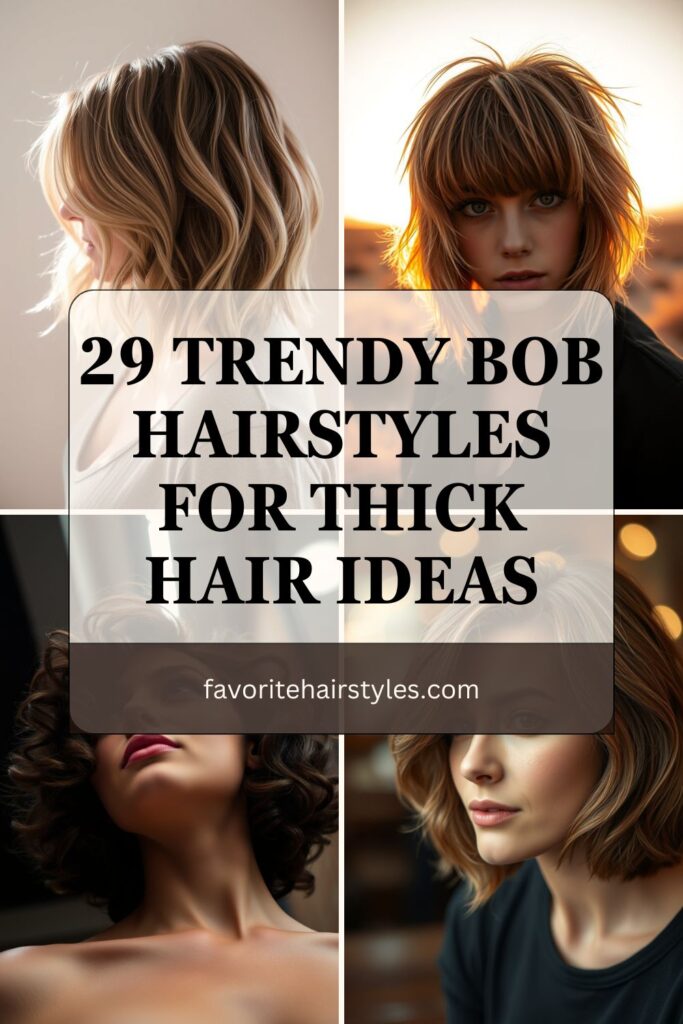 Bob Hairstyles For Thick Hair Ideas