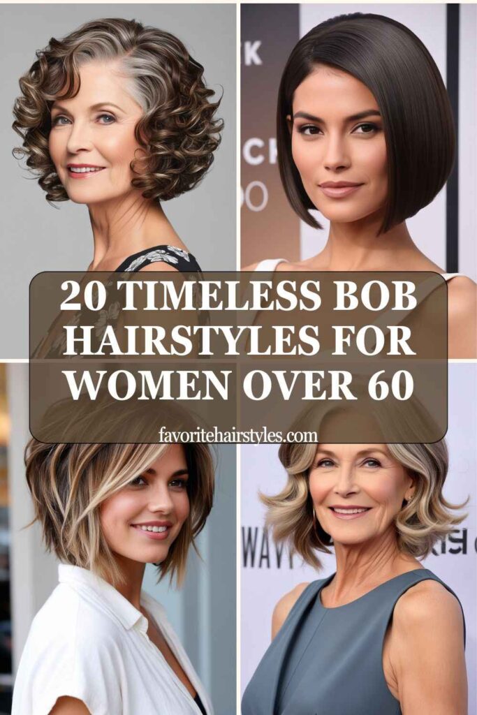  Bob Hairstyles for Women Over 60