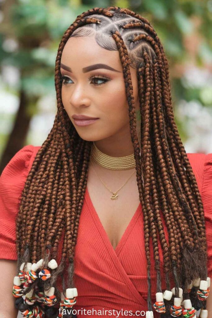 Bold Fulani Braids