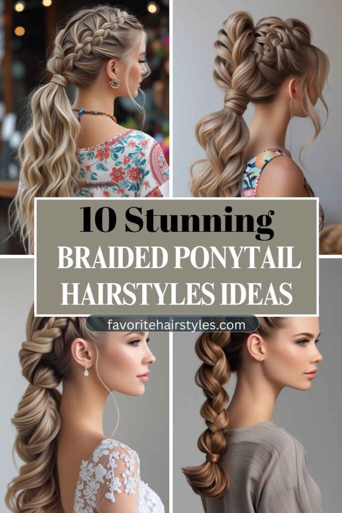 Braided Ponytail Hairstyles Ideas