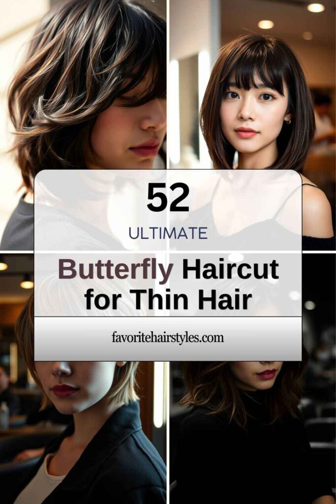 Butterfly Haircut for Thin Hair