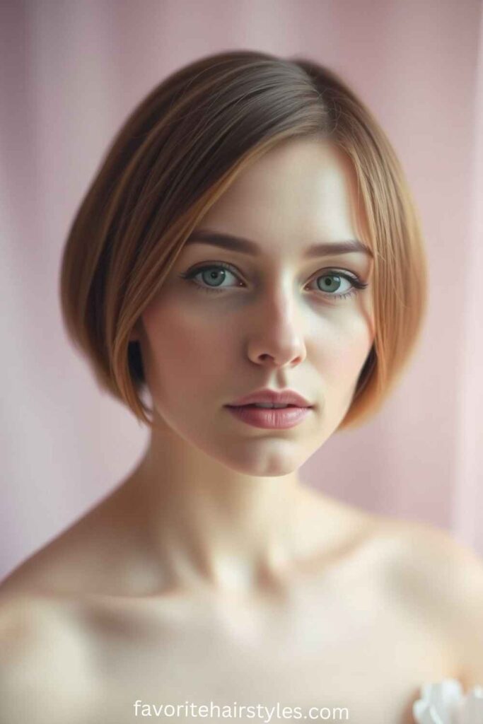 Chin-Length Bob with Side Part