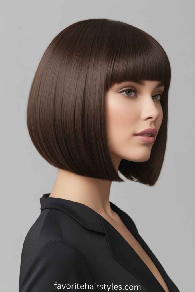 Chin-Length Sleek Bob