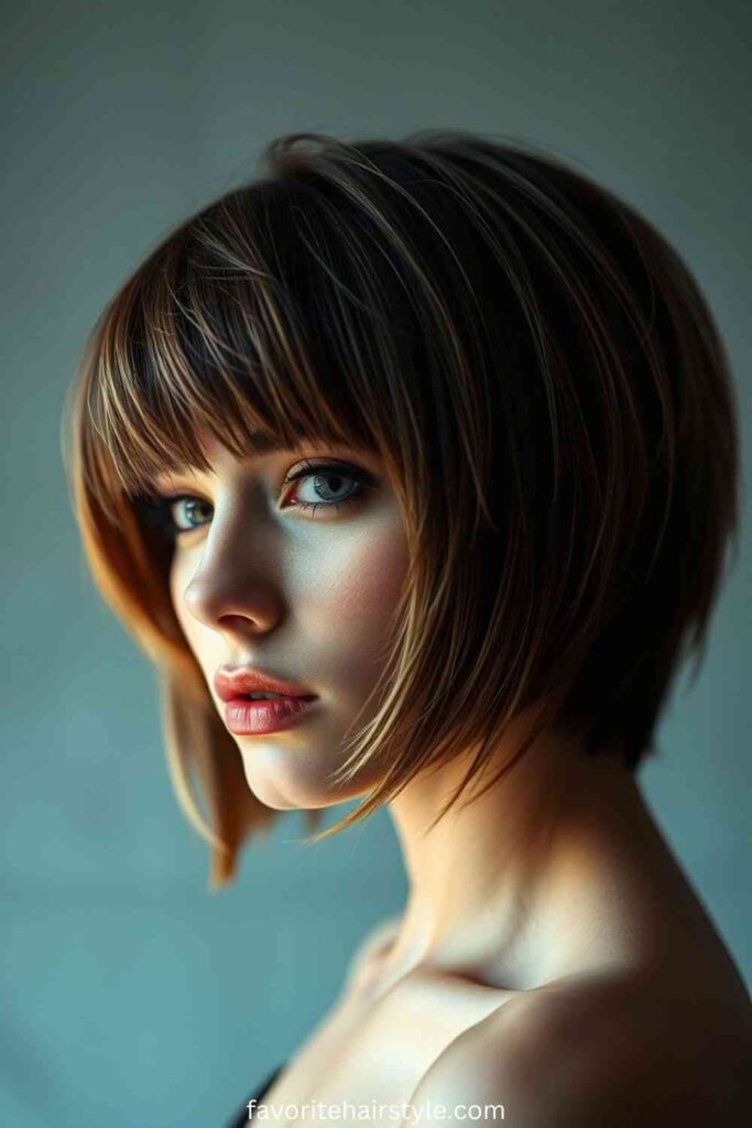 Razor Cut Bob Hairstyle Ideas Choppy Razor Cut Bob