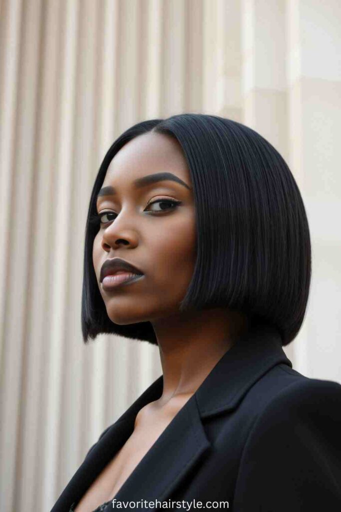 Bob Hairstyles For Black Women Ideas Classic Blunt Bob