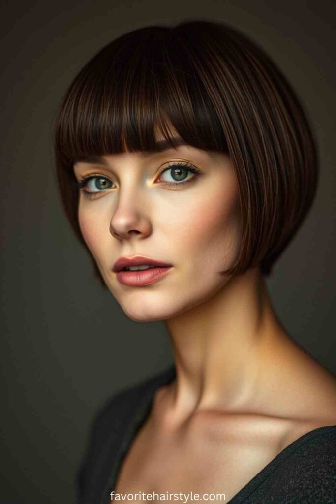 Bob Hairstyles For Fine Hair Ideas Classic Blunt Bob