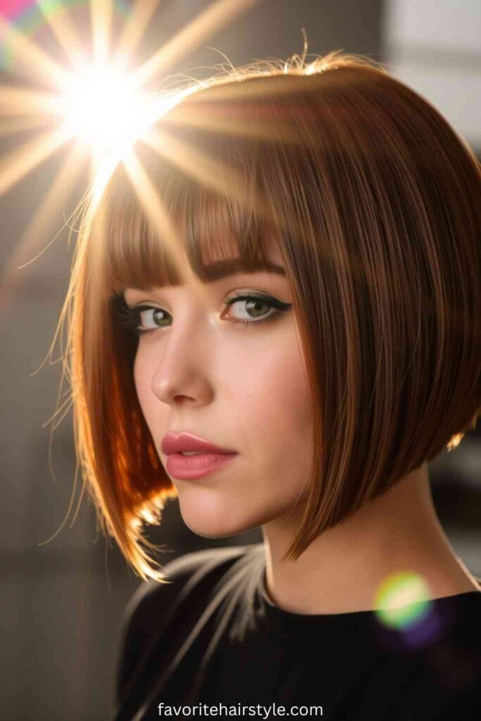 Razor Cut Bob Hairstyle Ideas Classic Razor Cut Bob