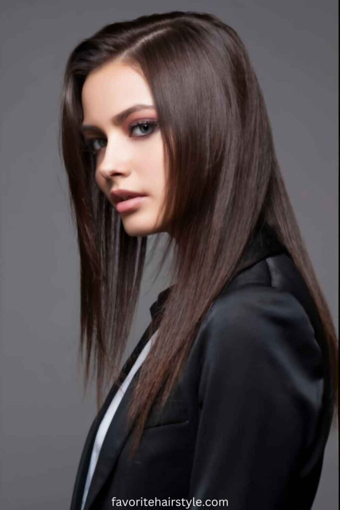 Side Shaved Hairstyles For Thick Hair Ideas Classic Side Shave with Long Layers