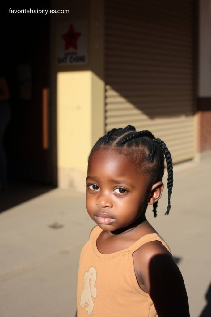 Classic Straight-Back Cornrows