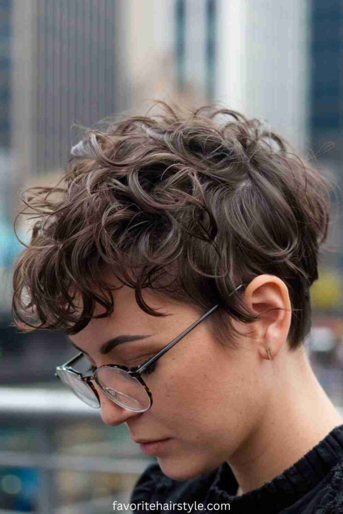 Grunge Hairstyles For Curly Hair Ideas Curly Pixie Cut