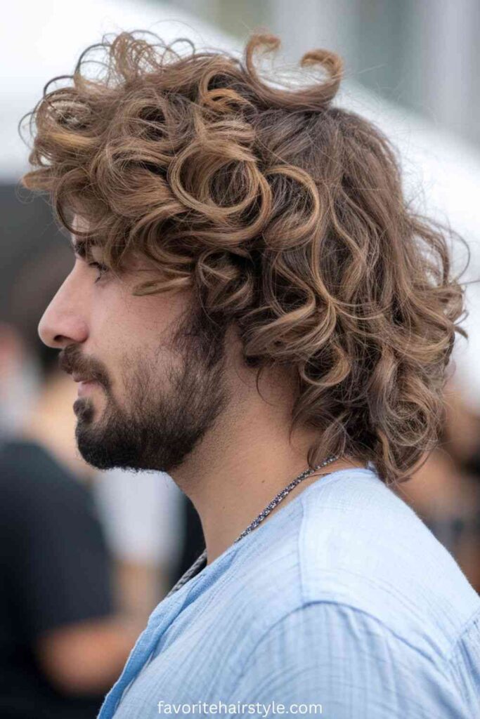 Soft Mullet For Men Ideas Curly Soft Mullet