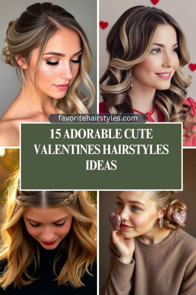 Cute Valentines Hairstyles Ideas