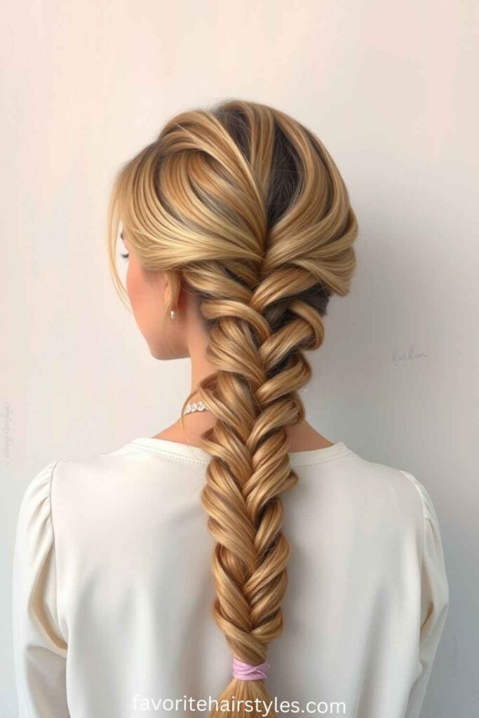 Fishtail Braided Ponytail