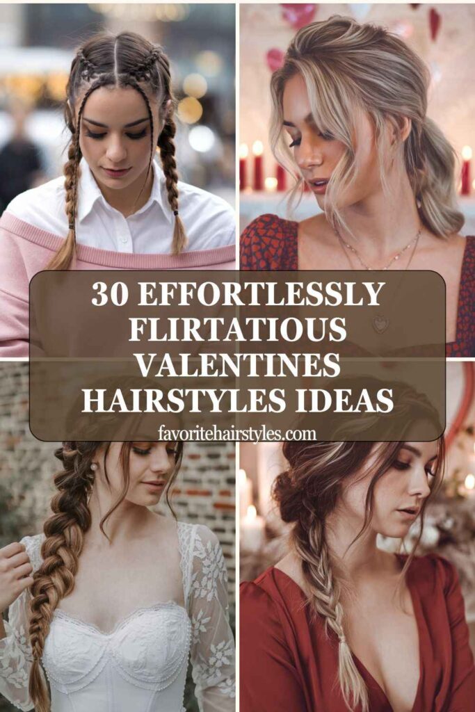 Flirtatious Valentines Hairstyles Ideas