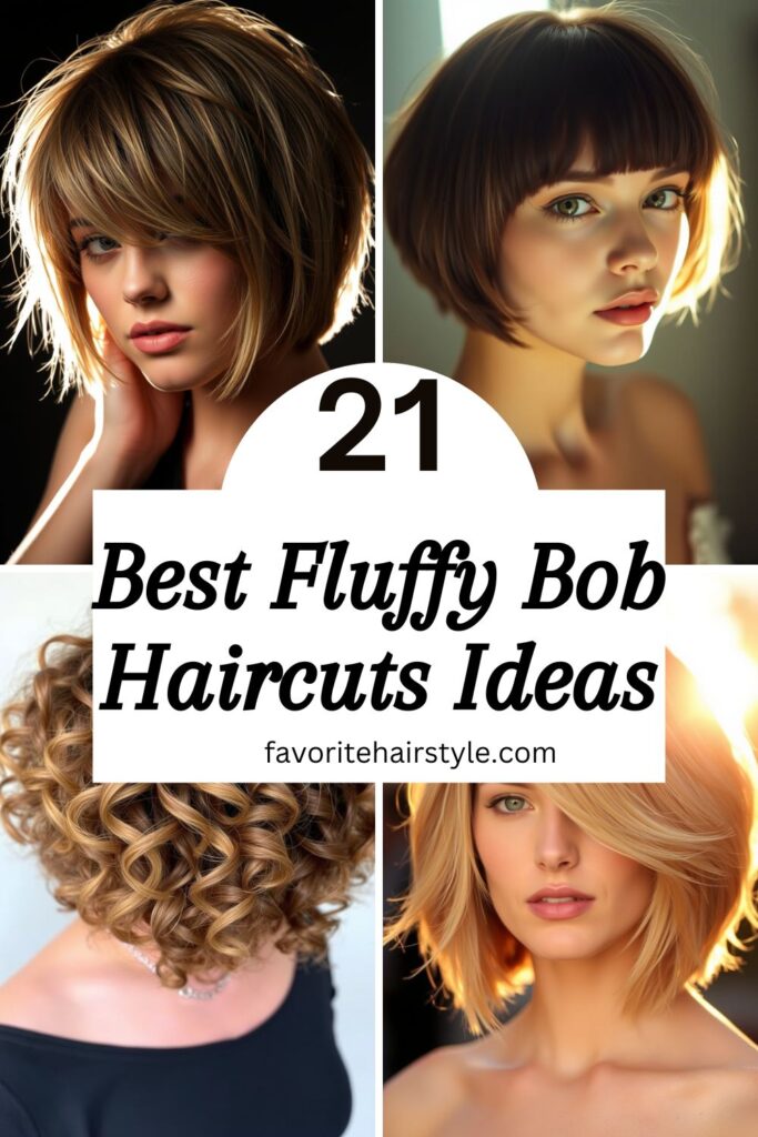 Fluffy Bob Haircuts Ideas