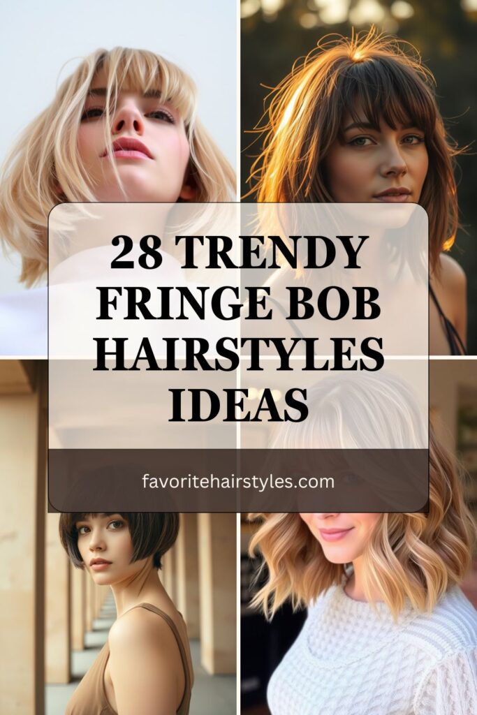 Fringe Bob Hairstyles Ideas