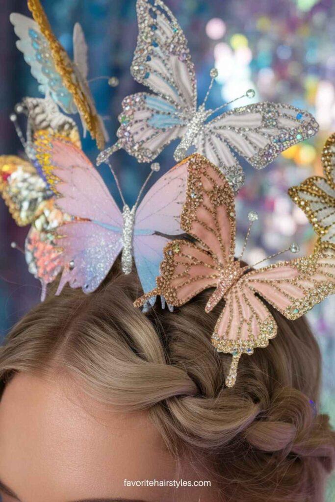 Glittering Night-Out Butterfly Crown