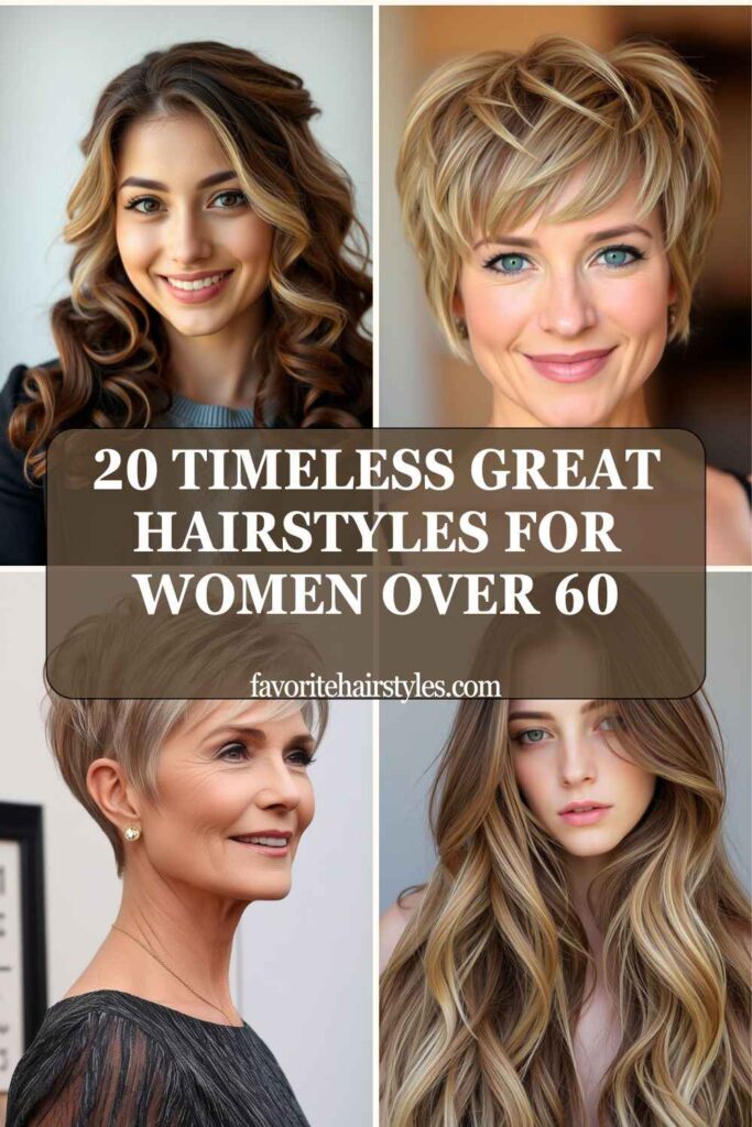 Great Hairstyles For Women Over 60