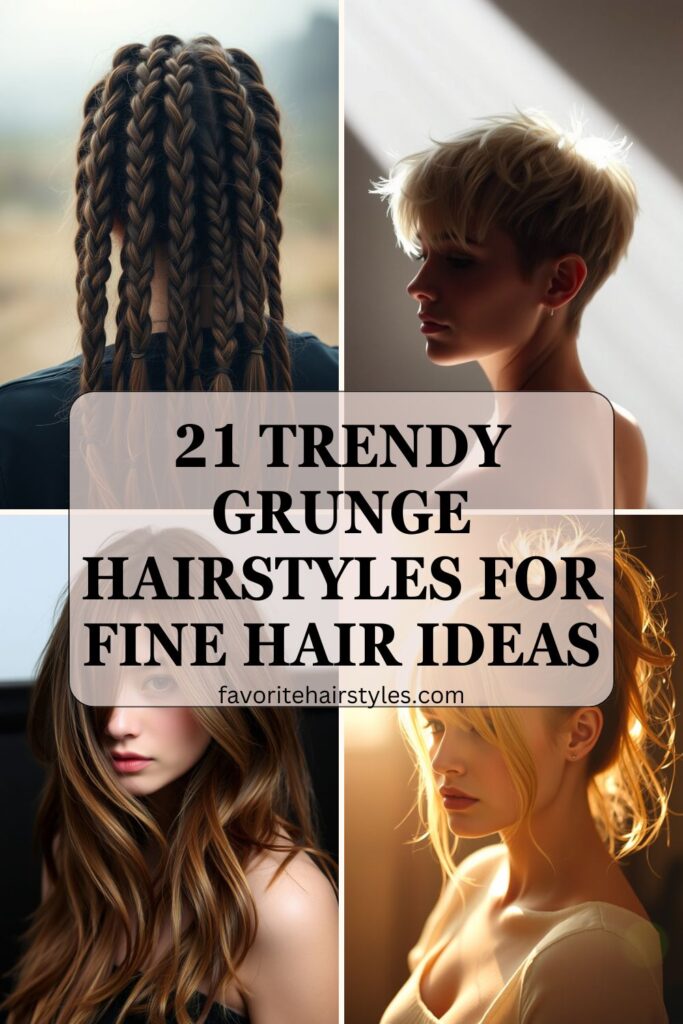 Grunge Hairstyles For Fine Hair Ideas