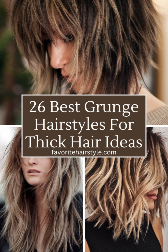 Grunge Hairstyles For Thick Hair Ideas