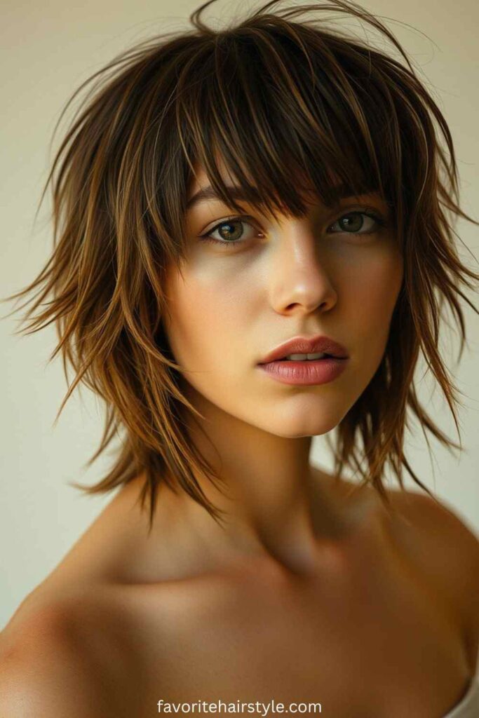 Grunge Hairstyles For Fine Hair Ideas Grunge Shag Cut