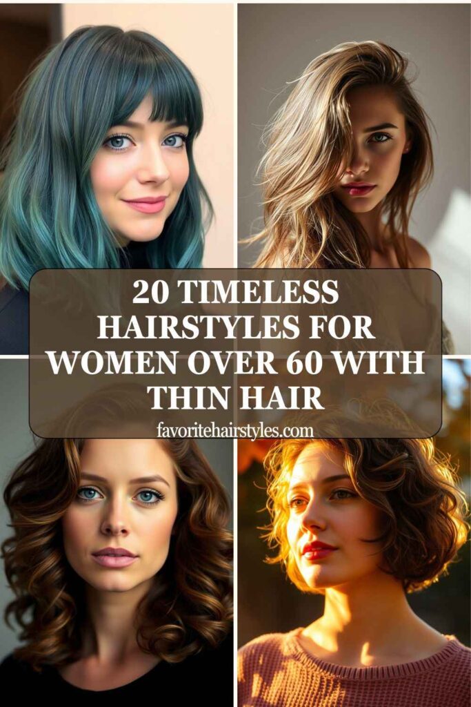 Hairstyles For Women Over 60 With Thin Hair