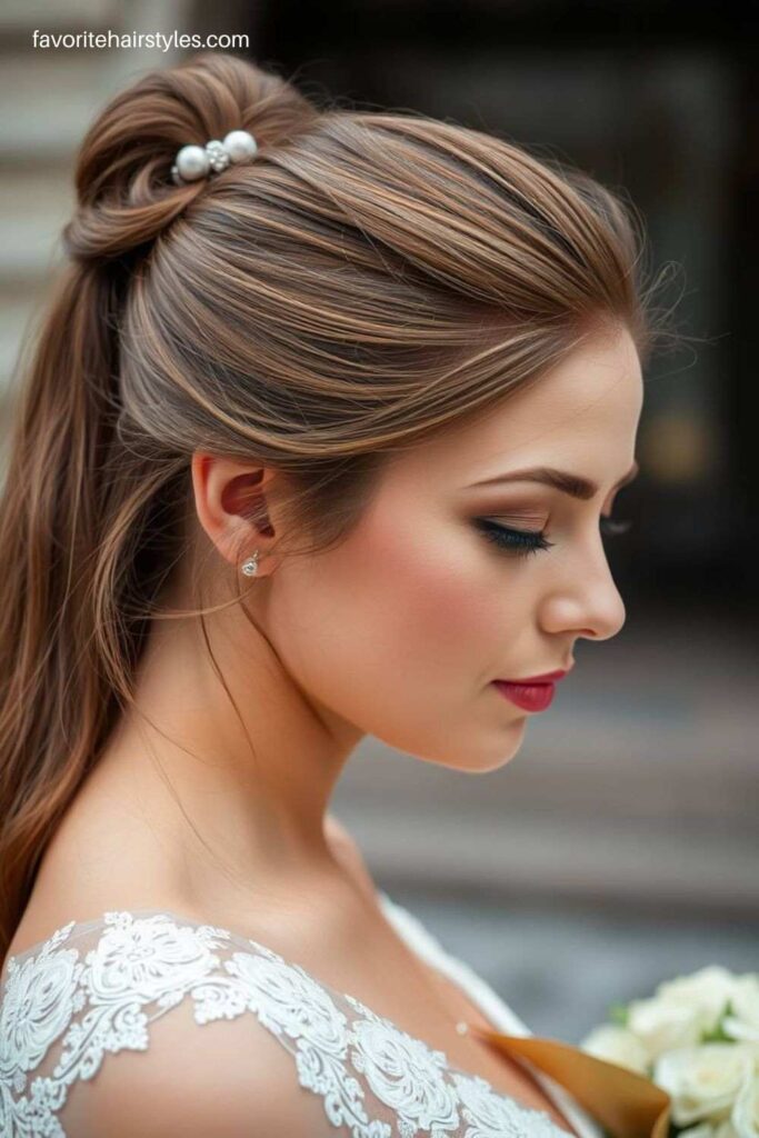 High Half-Up Ponytail