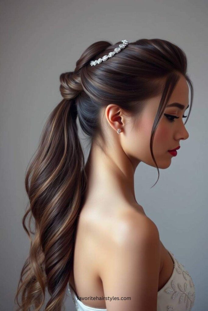 High Ponytail Hairstyle