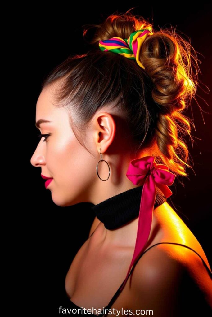 High Ponytail with a Flirty Twist