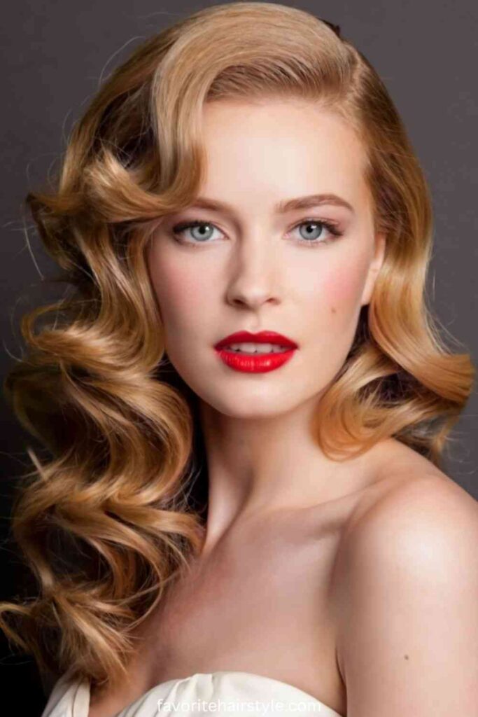 Vintage Hairstyles For Long Hair Ideas Hollywood Waves