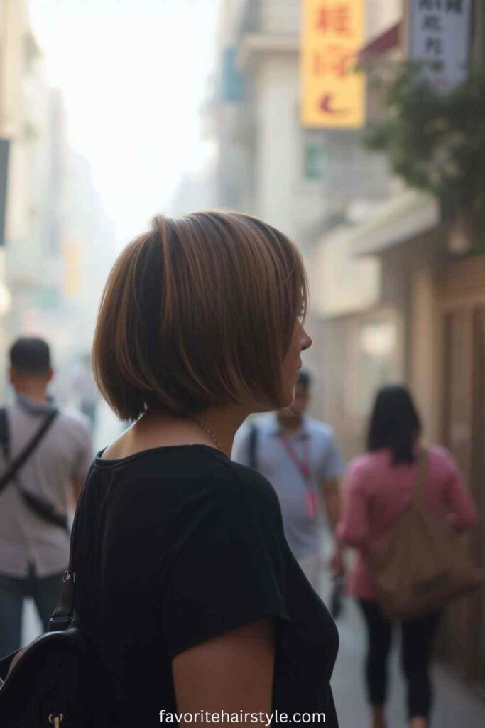 Inverted Undercut Bob