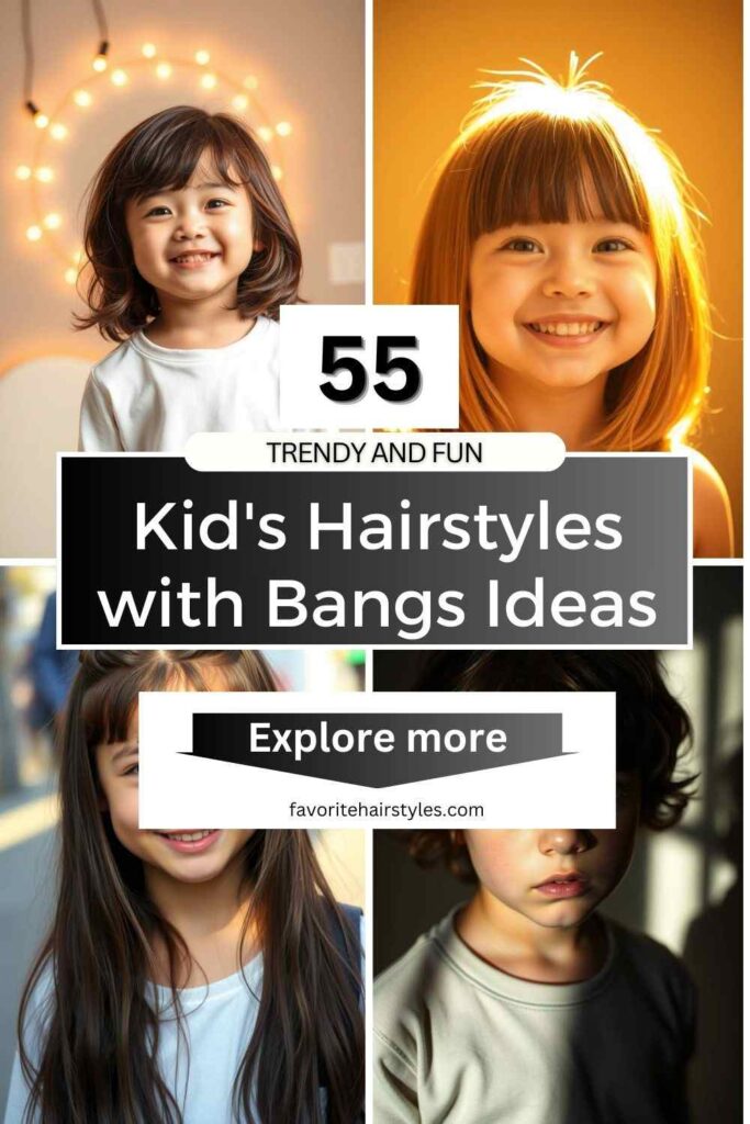 Kid's Hairstyles with Bangs