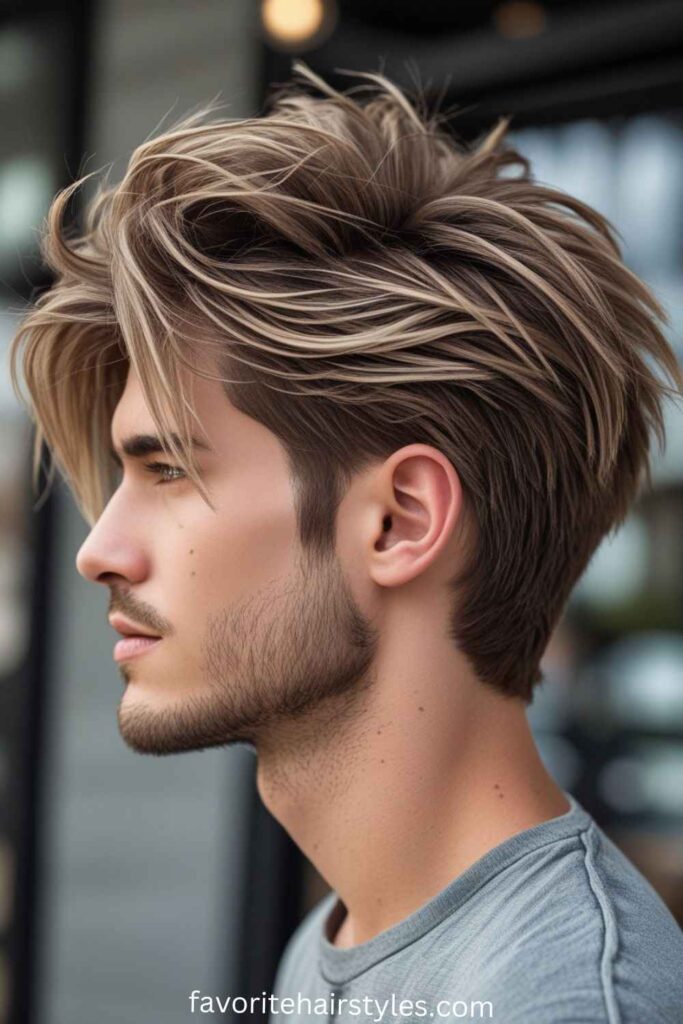 Men's Medium Length Messy Hairstyles Ideas  Layered Bedhead