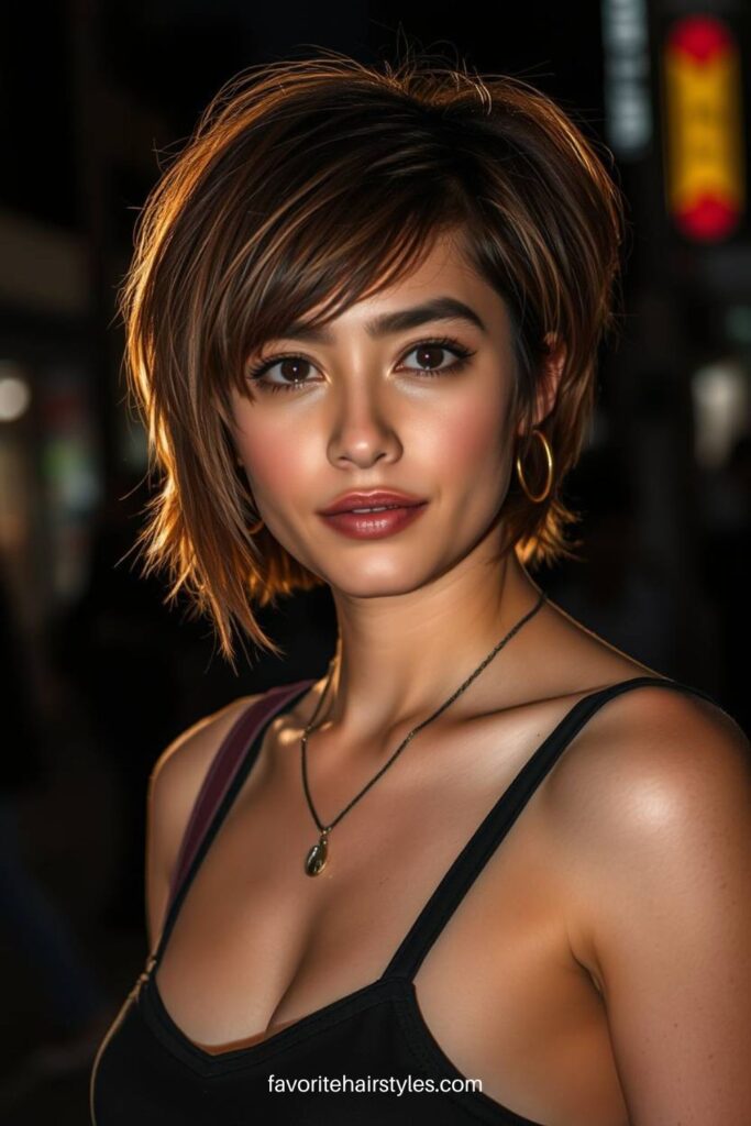 Layered Pixie-Bob Butterfly Cut