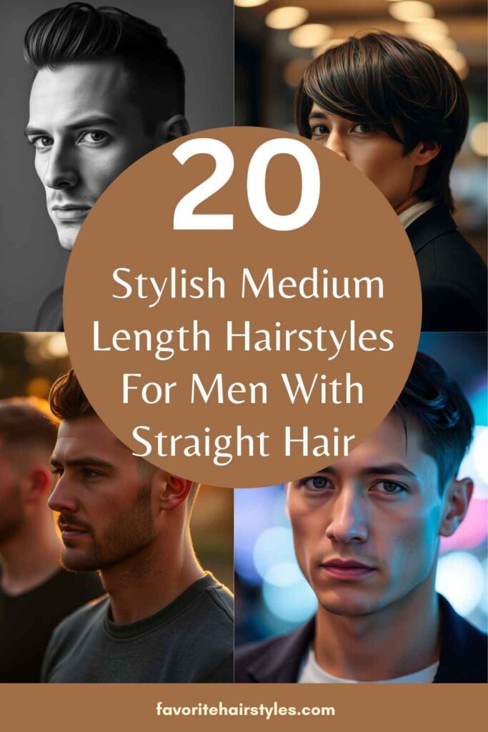 Medium Length Hairstyles For Men With Straight Hair