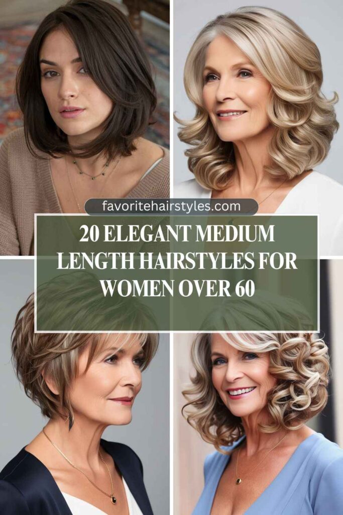 Medium Length Hairstyles For Women Over 60