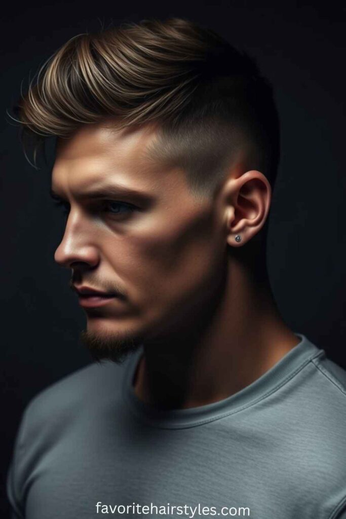 Medium-Length Undercut for a Bold Statement