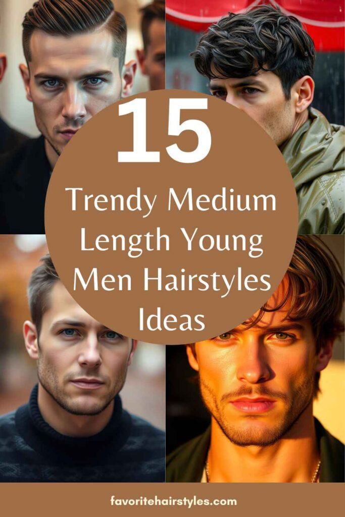 Medium Length Young Men Hairstyles Ideas