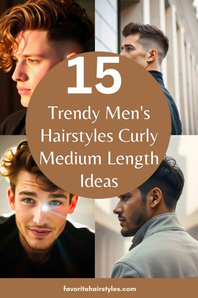 Men's Hairstyles Curly Medium Length Ideas